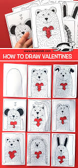 How To Draw Valentines Valentines Day Drawing Valentine Art Projects Valentines Art