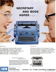 These Vintage Ibm Electric Typewriters Rocked The Business Scene In The 50s Typewriter Ibm Ibm Typewriter
