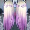 Blonde And Pastel Purple Ombre Hair