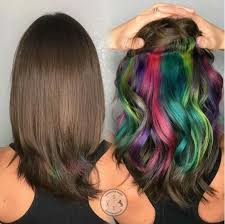 Lol Reminds Me Of Self Titled Era With Images Peekaboo Hair Rainbow Hair Color Hair Color Unique