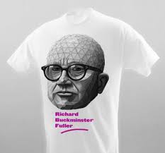 Pink Land T-Shirts: Richard Buckminster Fuller
