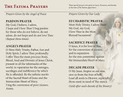 Image result for prayer of Fatima