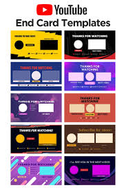 Up to a total of five cards can be added to one video. Youtube End Card Templates Free Premium In 2021