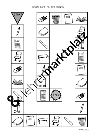 Board Games School Things Freiarbeit Englisch Grundschule Unterrichtsmaterial Im Fach Englisch Englisch Grundschule Grundschule Daf