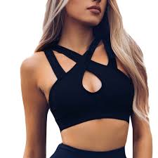 I've worn crop tops/bralettes to clubs before and have received a fair bit of attention for it, but i i personally would only wear one when it's hot outside. Crop Top Women Cross Strap Black Women Tank Tops Slim Sexy Small Vest Suspenders Bandage Womens Vest Crop Tops J8 Tank Tops Aliexpress