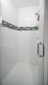 The installer measured wrong not once, not twice, but three times over the last two months. White Shower Tiles Ideas Novocom Top