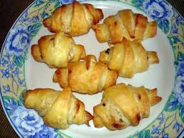 Mini Croissants Jambon Creme Fraiche Et Ciboulette Recette Mini Croissant Jambon Croissant Au Jambon Mini Croissant