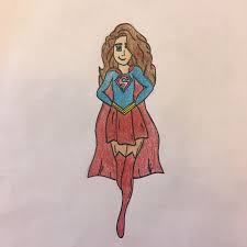Superwoman Drawing Kids Art Projects Elm City Drawings