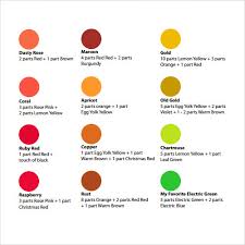 Sample Color Chart Template 25 Free Documents In Pdf Word