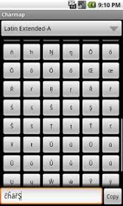 Image result for charmap