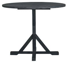 Pat6735k Patio Tables Furniture By Safavieh Dark Slate Grey Round Accent Table Furniture