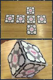 Companion Cube Perler By Jnjfranklin On Deviantart Perler Beads Designs Diy Perler Beads Perler Bead Art