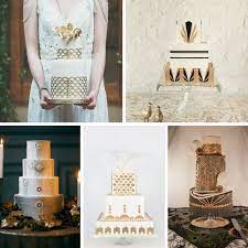 Redline studio concept store great gatsby 20s and art. 20 Deliciously Decadent Art Deco Wedding Cakes Chic Vintage Brides