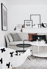 Moderne Wohnzimmer Einrichtung Im Skandinavisch Monochromen Stil Wohnzimmer Inspiration Wohnung Wohnen