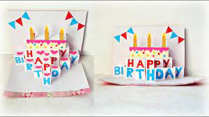 If you are a scrapbooker or are simply brand new to to get started in making handmade greeting cards, you just need a few basic paper craft they also usually come paired up with the matching envelope (so that will save you time if you're not into. Handmade Birthday Greeting Card Diy Birthday Pop Up Card Maison Zizou Greeting Cards Diy Birthday Greeting Cards Birthday Cake Greetings