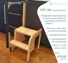 Step 180 Hideaway Solutions Step Stool Kitchen Step Stool Stool