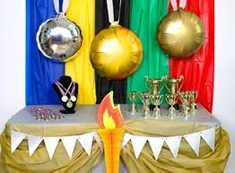 See more ideas about olympics, olympic theme, olympic idea. Video Backyard Olympics Awards Table Party City