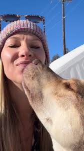 Did I even know how to smile before him? 🐾🐺 At least if we do die, we die  happy! For real though, the transformation from beach bunny to snow leopard  has been