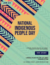 It is celebrated across the united states on the second monday in october, and is an official city and state holiday in various localities. Indigenous People Day Flyer Template Indigenous Peoples Native American Heritage Month Indigenous Peoples Day