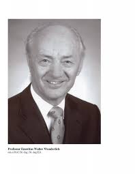 Professor Emeritus Walter Wunderlich