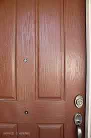 Having an enticing and inviting entry is something every homeowner wants (especially for resale) but maybe not everyone knows how to achieve. A Modern Front Door Makeover Happiness Is Homemade