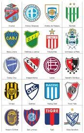 The league season began on 26 july 2019 and ended on 9 march 2020. Soccer Argentina Primera Division Crests 2014 Infographic