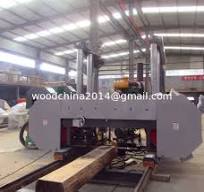 Large Size Wood Cutting Horizontal Band Sawmill, Big Log ...