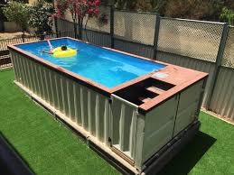 Piscina Feita Com Conteiner Maritimo Ideias Construcao Piscinas Piscinas Feitas Em Casa Piscina Diy Produtos Para Piscina