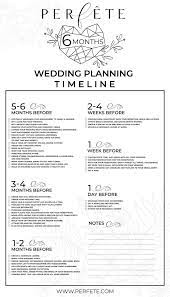 At least 3 weeks out. 12 And 6 Month Wedding Planning Checklist Perfete