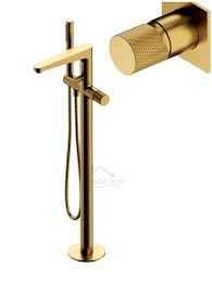 Jetzt günstig die wohnung mit gebrauchten möbeln einrichten auf ebay. Freistehende Standarmatur Fur Badewanne Wannenarmatur Stehend Gold Geburstet Contour Ecolam