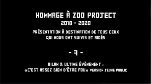 Au volant d'un vieux camion des années 1970, bilal, street artiste, et antoine, réalisateur, se sont lancés. Zoo Project Hommage C Est Assez Bien D Etre Fou Version Jeune Public Au Cinema A Partir Du 29 Janvier 2020 Facebook