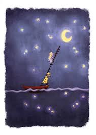 "Reach for the Moon and You'll Land Among the Stars" - Limited Edition  Print — Shannon Bergin Illustration