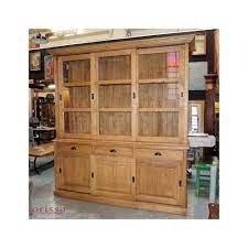 Credenza Rustica In Legno Massello Di Pino Finitura A Legno Con Cera Ante Scorrevoli In Due Corpi Arredamento Rustico Arredamento Rustico