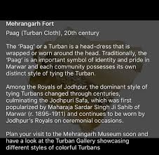 Paag Jodhpur Jodhpur Headdress 20th Century
