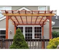 Easy Installation Wpc Balcony Garden Pergola Waterproof Used in Outdoor  Wood Plastic Composite Pergola