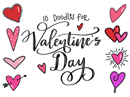 If you are looking for easy kids crafts to do with things that you have around the home, this page is your best starting point. 10 Easy Valentine S Day Doodles Amy Latta Creations