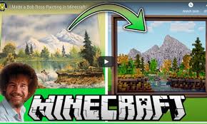 Now there are 26 different paintings in minecraft, all of which are very hard to get. A Bob Ross Painting In Minecraft