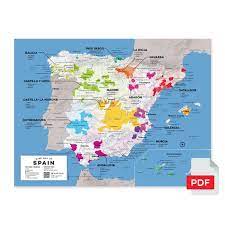 A collection of the top spain wine regions map wallpapers and backgrounds available for download for free. Spain Wine Map Digital Download Pdf Wine Folly