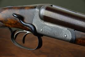 Alfred Lancaster 12 Bore Boxlock Non-Ejector with Sidelever and 29” Nitro  Damascus Barrels