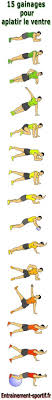 Perdre du ventre et avoir un ventre plat, que faire ? Programme Musculation De 15 Exercices Faciles A Faire Chez Soi Pour Perdre Du Ventre En Gainant La Ceintur Programme Musculation Exercice Ceinture Abdominale