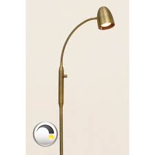leuke flexibele leeslamp cabby met dimmer brons leeslampen vloerlampen en staande lampen verlichting leeslamp vloerlamp brons