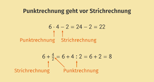 Punktrechnung geht vor strichrechnung anschauliche arbeitsblätter und druckvorlagen als demomaterial (auch für den beamereinsatz geeignet) klasse 3 Punkt Vor Strich Regel Und Klammern Zuerst Regel Inkl Ubungen