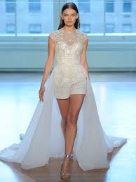 See Justin Alexander Signature Wedding Dresses From Bridal Fashion Week Short Wedding Dress Wedding Rompers Alternative Wedding Dresses