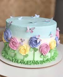 Cake Nature Fast And Easy Clean Eating Snacks Recipe Spring Cake Butterfly Cakes Fresh Flower Cake