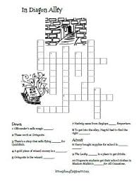 No pencil or eraser required! Diagon Alley Crossword Lesson Plan Of Happiness Harry Potter Diagon Alley Harry Potter Puzzle Harry Potter Games