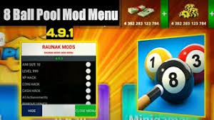 Now you can play pool on your smartphone with 8 ball pool game, the definitive arcade game for this precision sport. 8 Ball Pool Mod Menu 4 9 1 Unlimited Coins Cash 8 Ball Pool Hack Technical Sudais Youtube