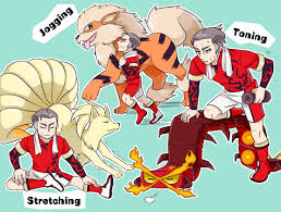 arcanine, kabu, ninetales, and centiskorch (pokemon and 1 more) drawn by  himuronanart | Danbooru