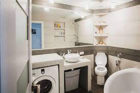 Bathroom design ideas 2021 pictures of cher today. Badezimmer Mit Toilette Hygienische Dusche Modernes Waschbecken Und Waschkuche Skandinavische Innenarchitektur Des Wasserschrankes Lizenzfreie Fotos Bilder Und Stock Fotografie Image 79137165