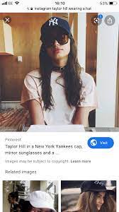 Pin By Model1274 On Taylor Hill Wearing A Hat Taylor Hill Yankees Cap