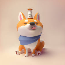 Artstation Shiba Inu Sake Laura Chan Art Toys Design Art Toy Illustration Character Design